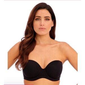 WACOAL Red Carpet Strapless Underwire Bra Multi-Way Black 854372 Sz 36DDD 36F